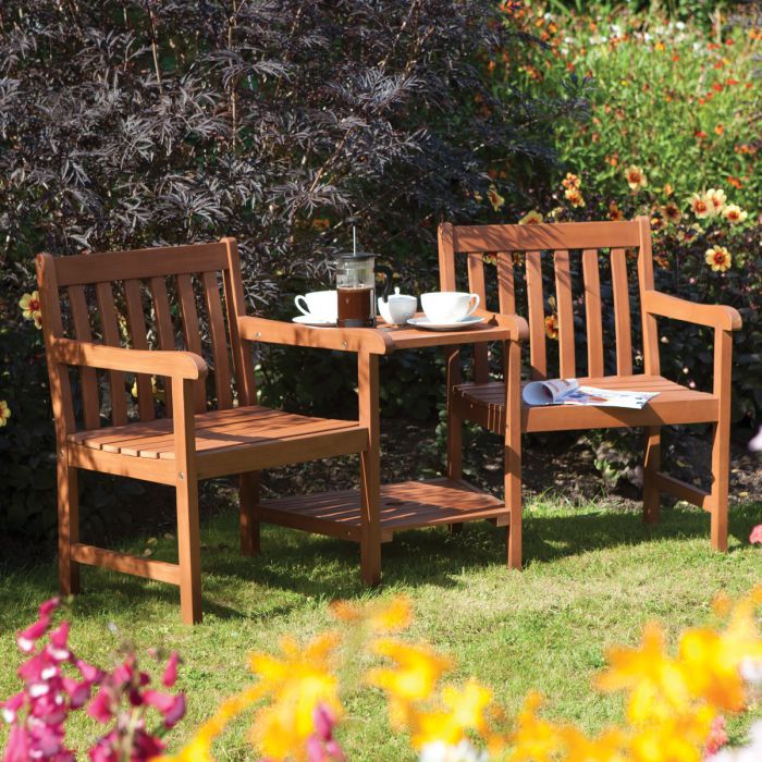 2 seater companion garden bench sale