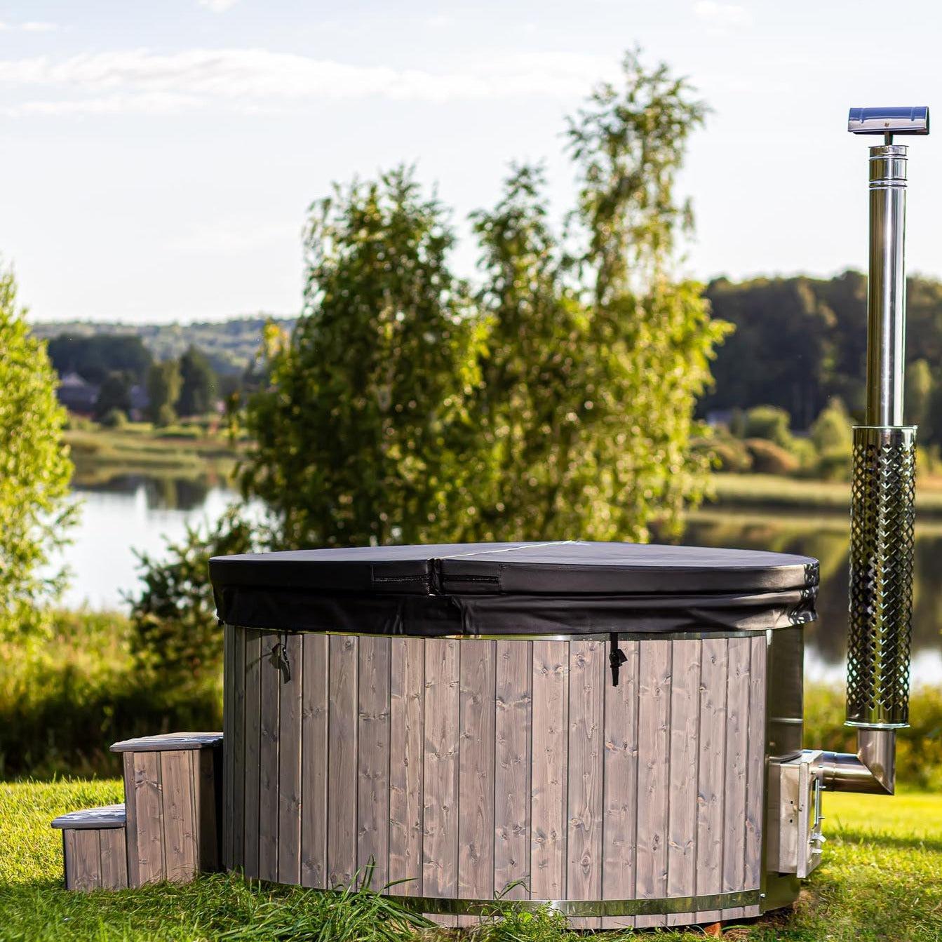 Soak in Nature's Warm Embrace: Choosing Between External and Integrated Heaters for Wood-Fired Hot Tubs