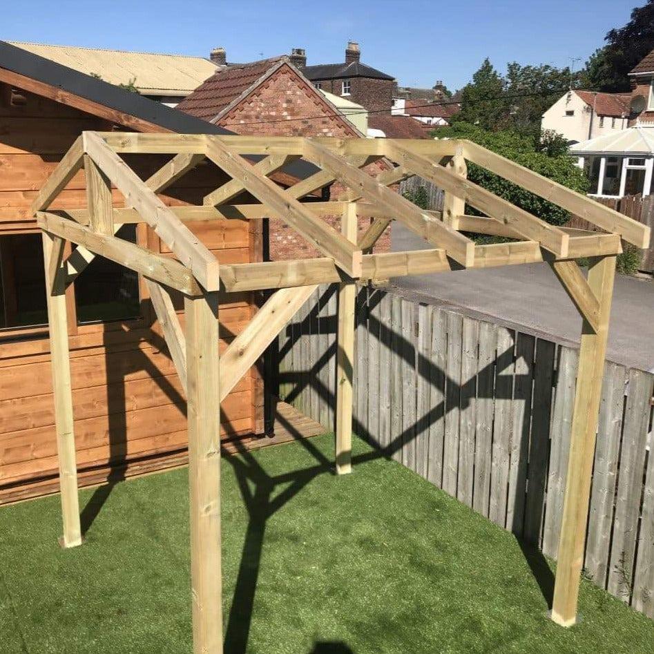 Heavy Duty Timber Gazebo DIY Kit with roof frame only | various sizes