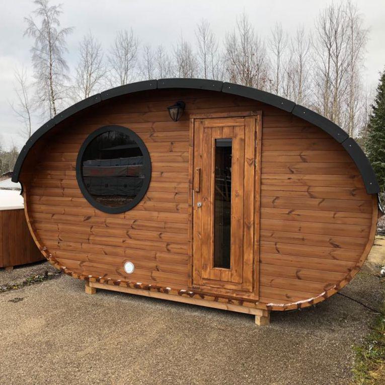 Hobbit Sauna, various sizes, Wood-Fired or Electric.