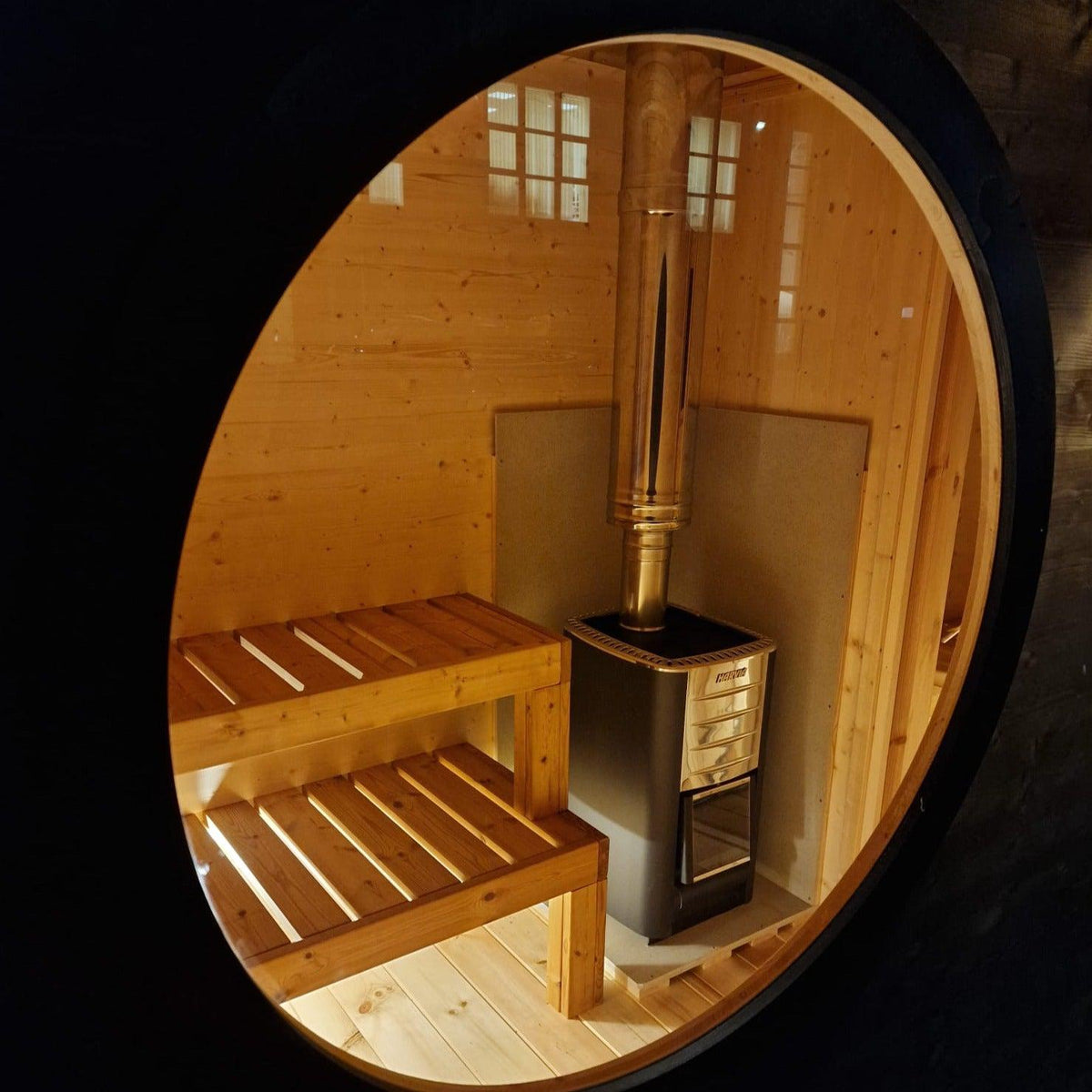 Hobbit Sauna, various sizes, Wood-Fired or Electric.