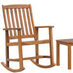 Acacia Hardwood Outdoor Rocking Chairs & Table Set