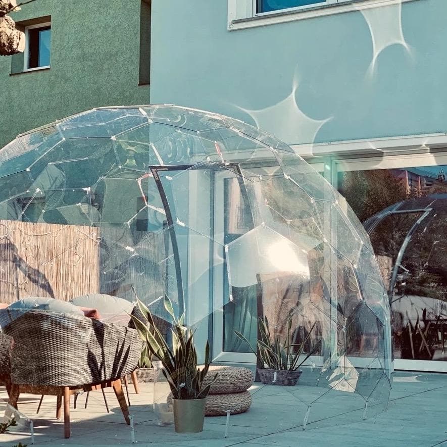 HypeDome S, Very Strong Transparent Garden or Restaurant Igloo