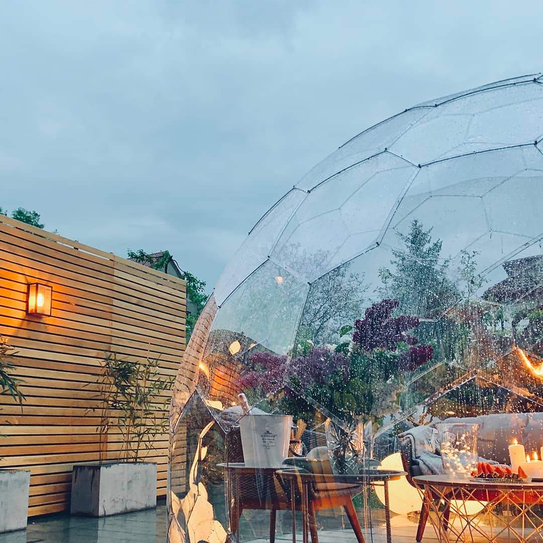 HypeDome S, Very Strong Transparent Garden or Restaurant Igloo