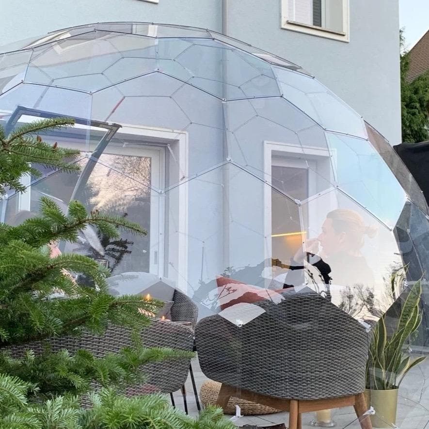 HypeDome S, Very Strong Transparent Garden or Restaurant Igloo