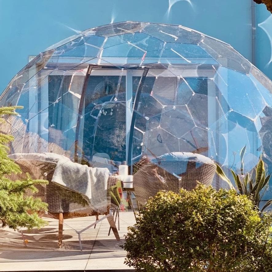 HypeDome S, Very Strong Transparent Garden or Restaurant Igloo