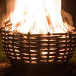 LayzeePit Medium, Steel Wire Rope Fire Basket/ Pit, Very High Quality, UK Made