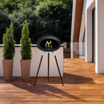 Le Feu GROUND WOOD HIGH Bio Ethanol Fireplace in Black