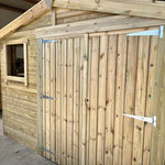 Tanalised Timber Apex Garden Shed, various sizes